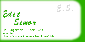 edit simor business card